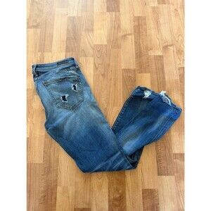 Buckle Black Fit No. 53 Skinny Jeans Women’s 28 Distressed Medium Wash